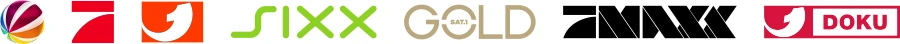 SAT.1, ProSieben, kabel eins, sixx, SAT.1 GOLD, ProSieben MAXX, kabel eins Doku